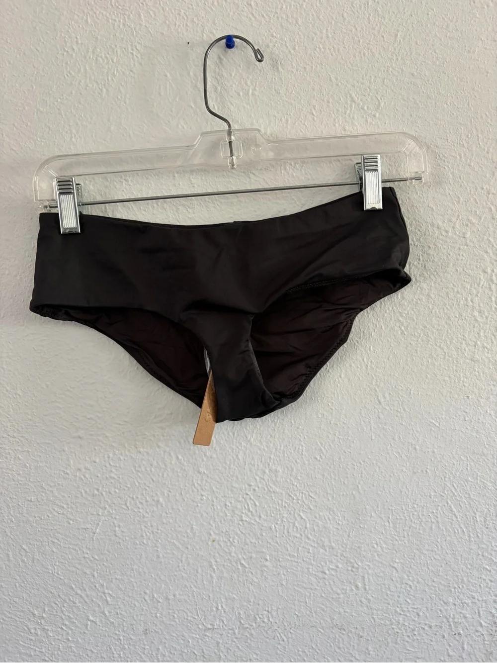 SKIMS High-Waist Black Swim Shorts